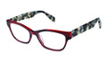Crimson Stripe Marbled Black Dresser L9754