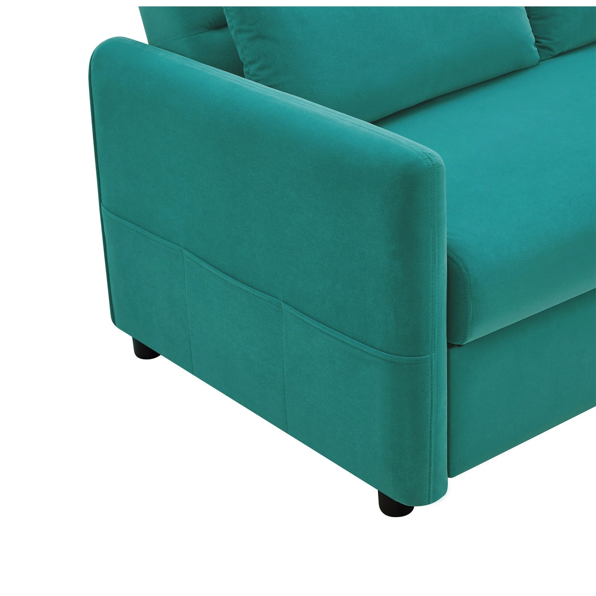 Blue Velvet Loveseat Sofa Z788