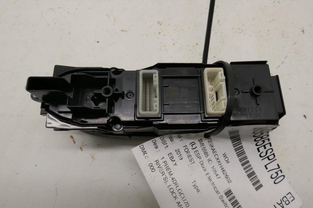 Front Driver LH Master Electronic Door Switch T55807