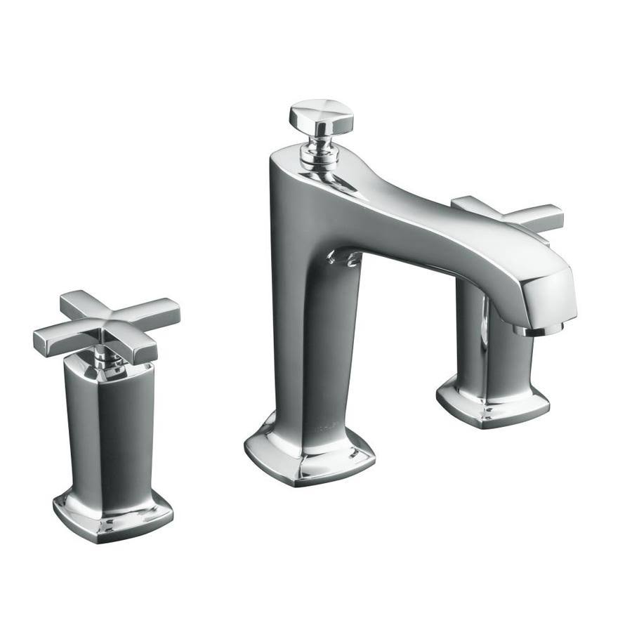 Polished Chrome Deck Mount Bath Faucet Trim W660516