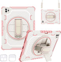 Heavy Duty Protective Case for iPad Pro 12.9 Inch with Rotating Hand Strap & Stand U754224