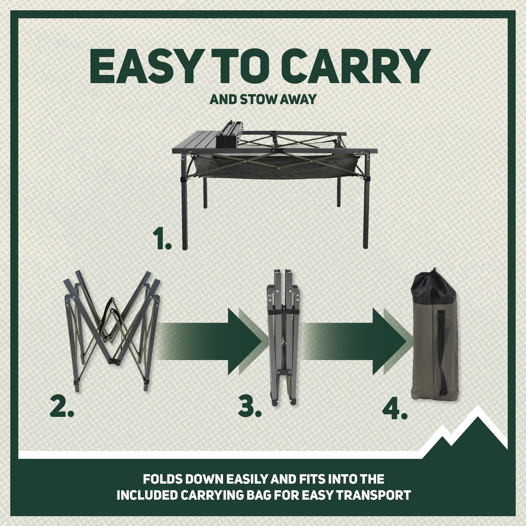 Portable Aluminum Camping Table L33869