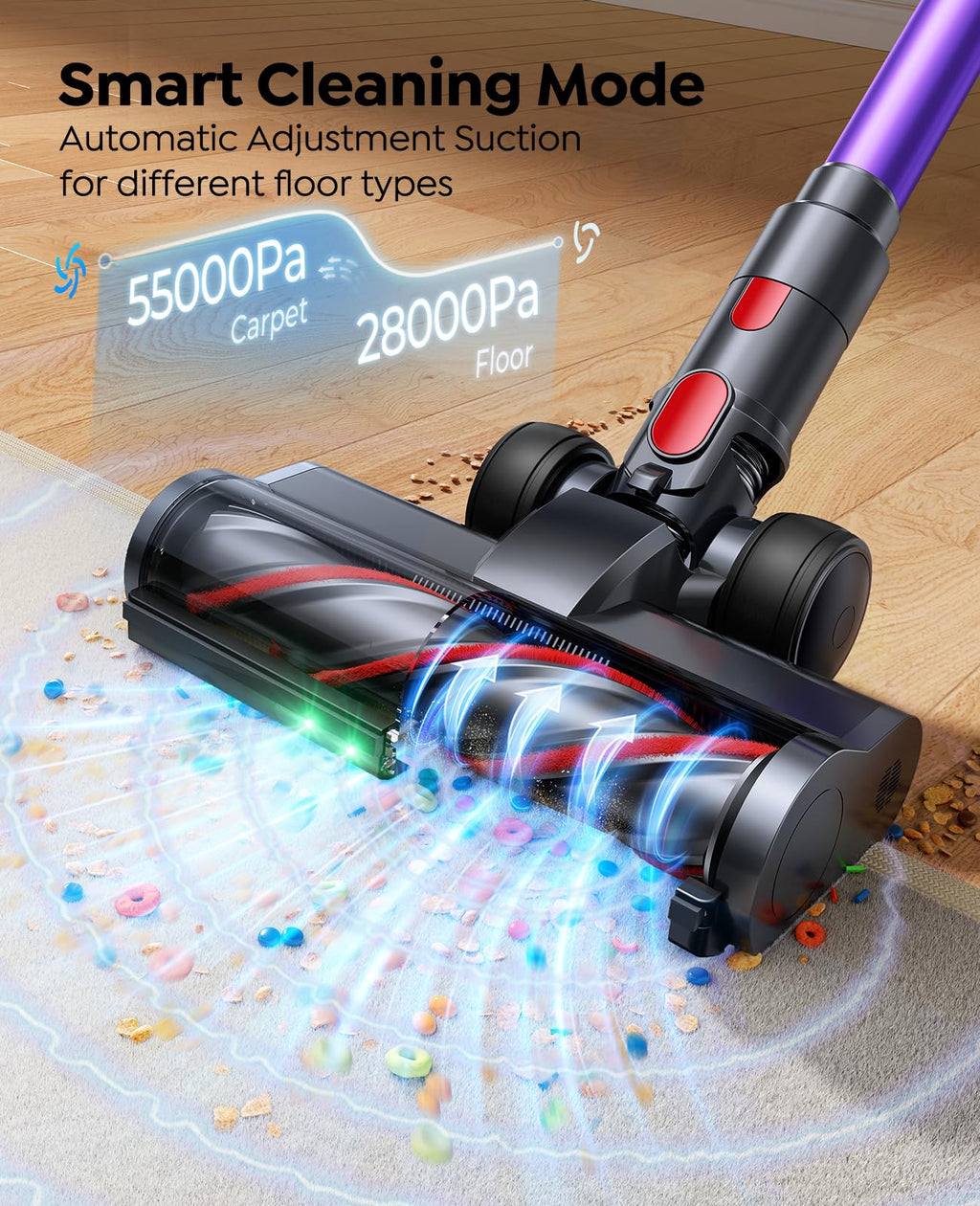 Cordless Stick Vacuum Cleaner 55KPa 650W U2079