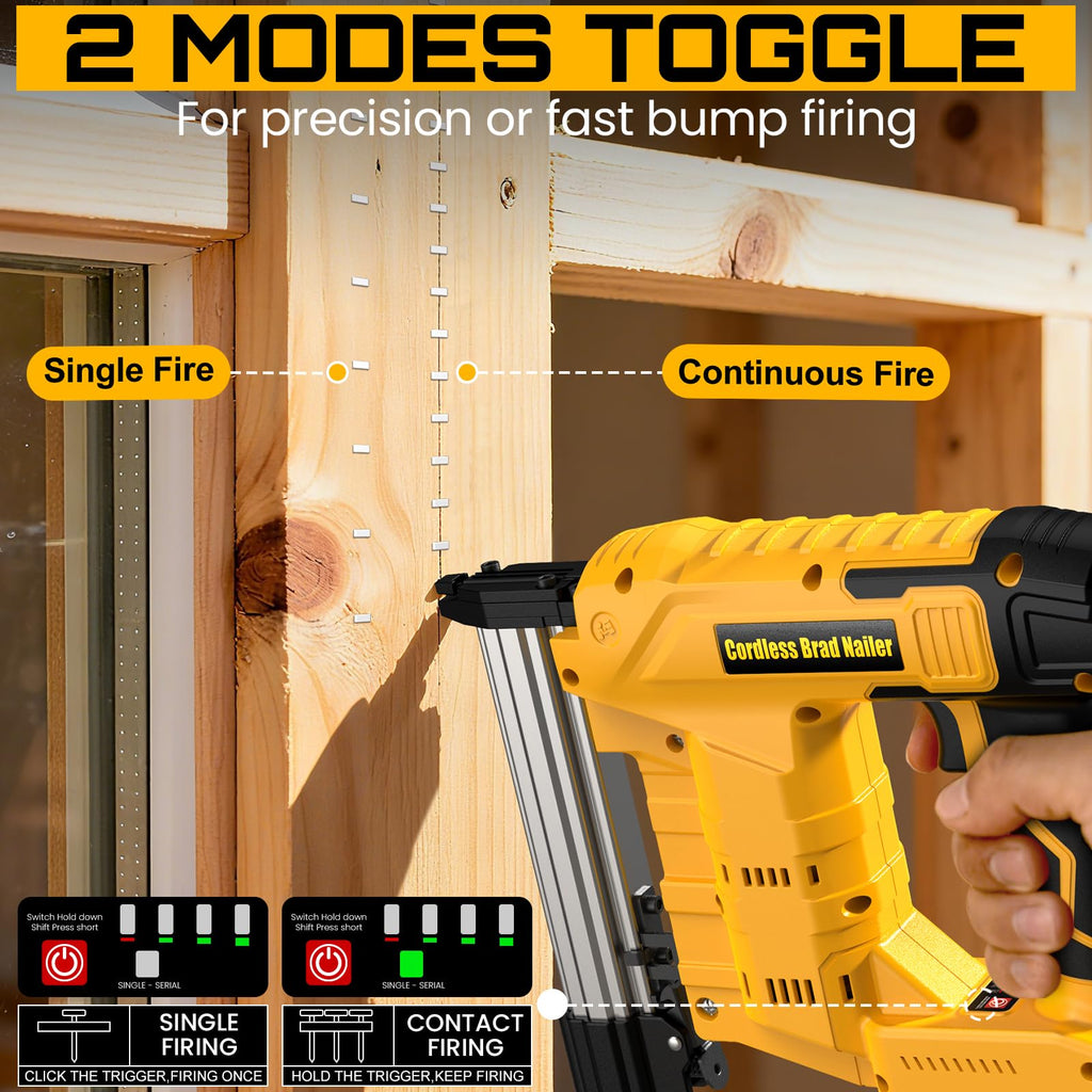 18 Gauge Cordless Brad Nailer & Staple Gun Y9011