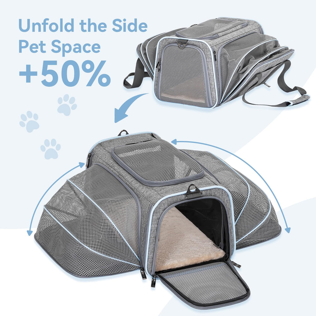 Small Double Expandable Cat Carrier C1079