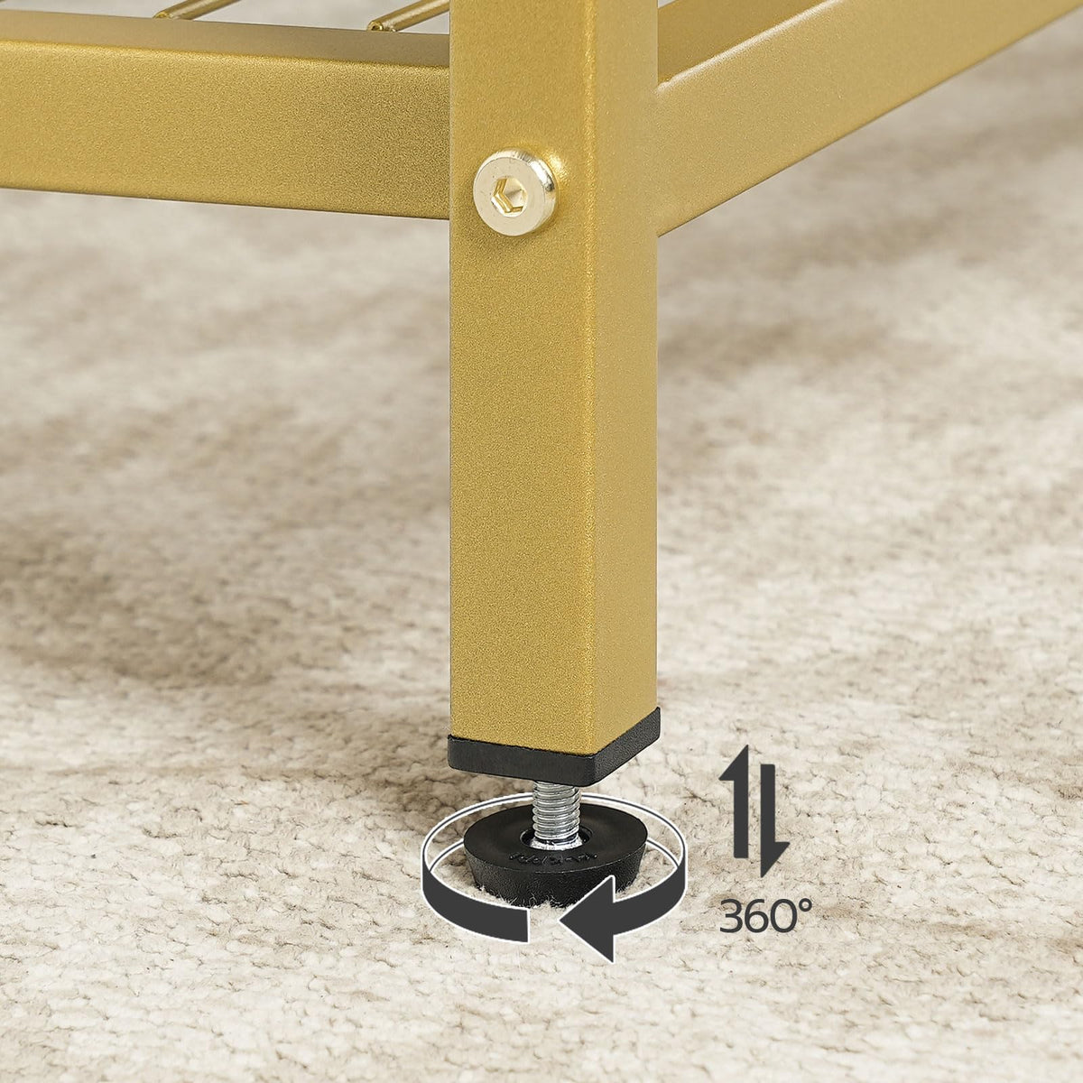 Corner TV Stand with Power Outlet, 55" Tempered Glass G154719