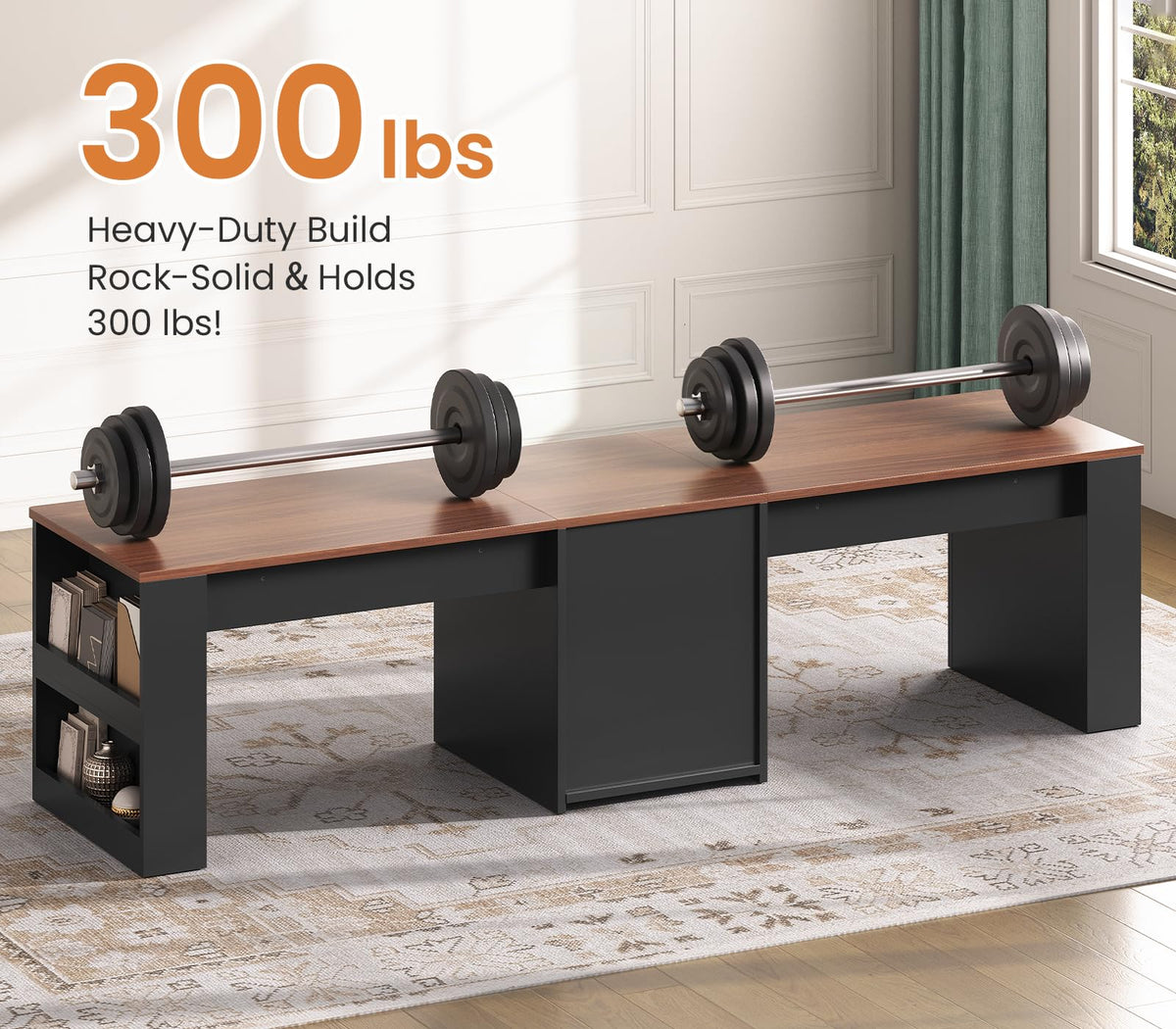 90.5" 2 Person Computer Desk with Storage Drawers Black C839703