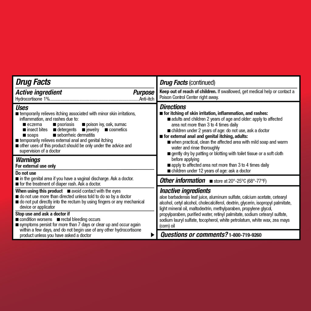 Hydrocortisone 1% Anti-Itch Cream 2 Ounce F527694