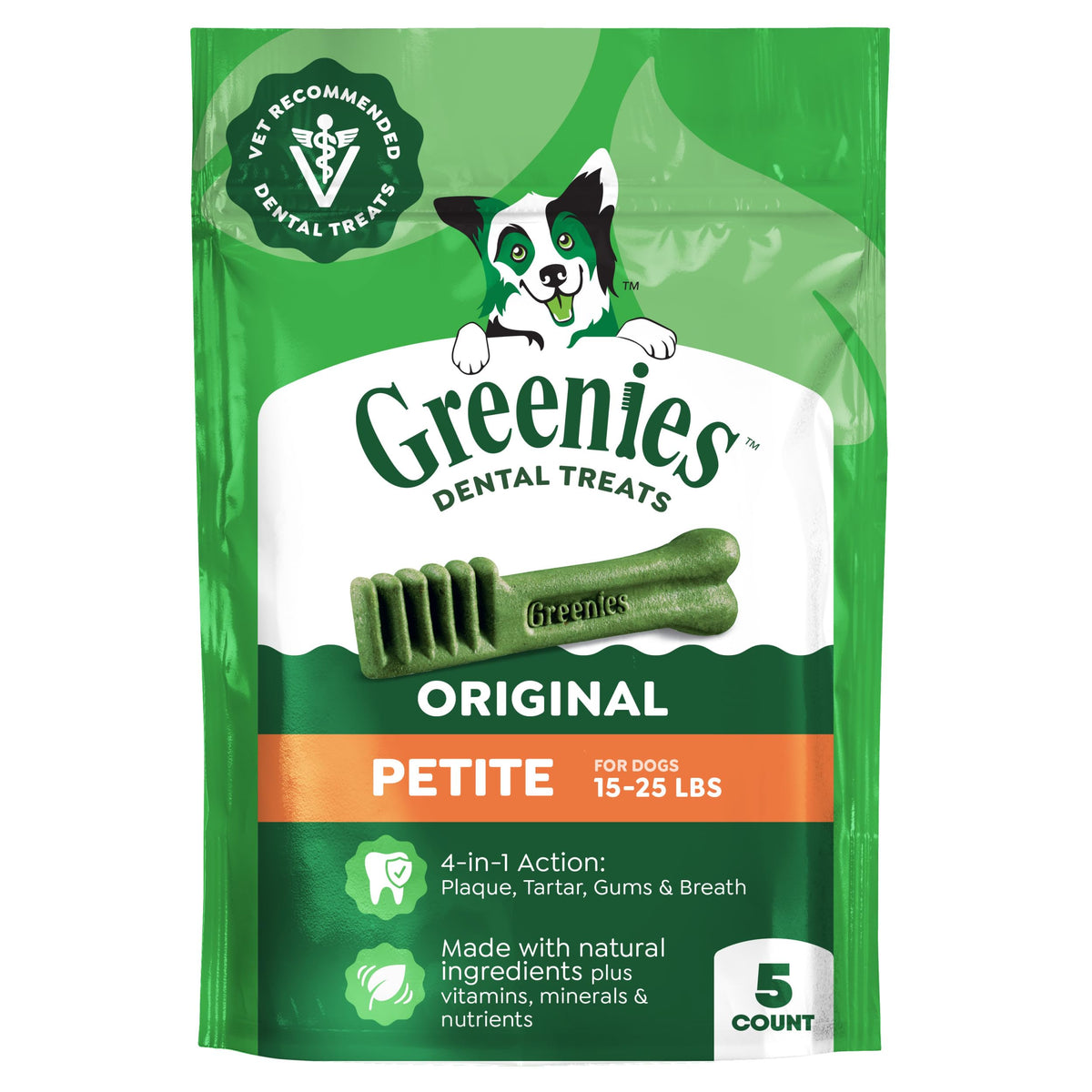 Natural Dental Dog Treats 5 Count M858