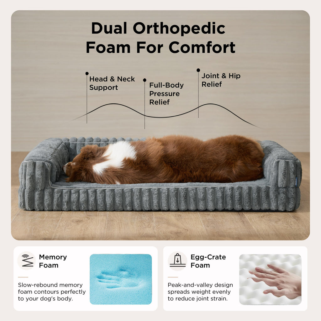 Memory Foam Orthopedic Dog Beds Large Sized Dog 35" U40100