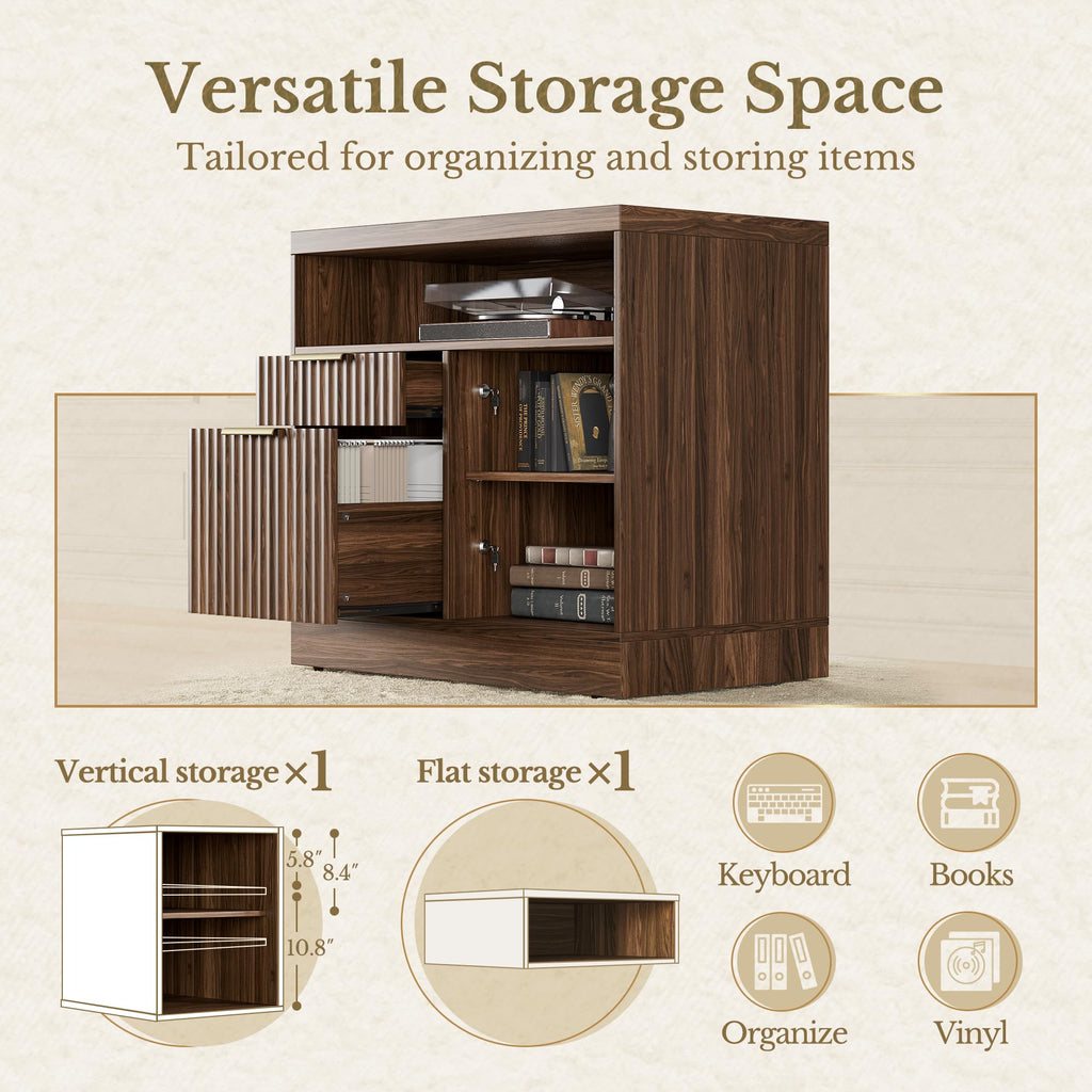 2 Drawer File Cabinet with Lock I5347
