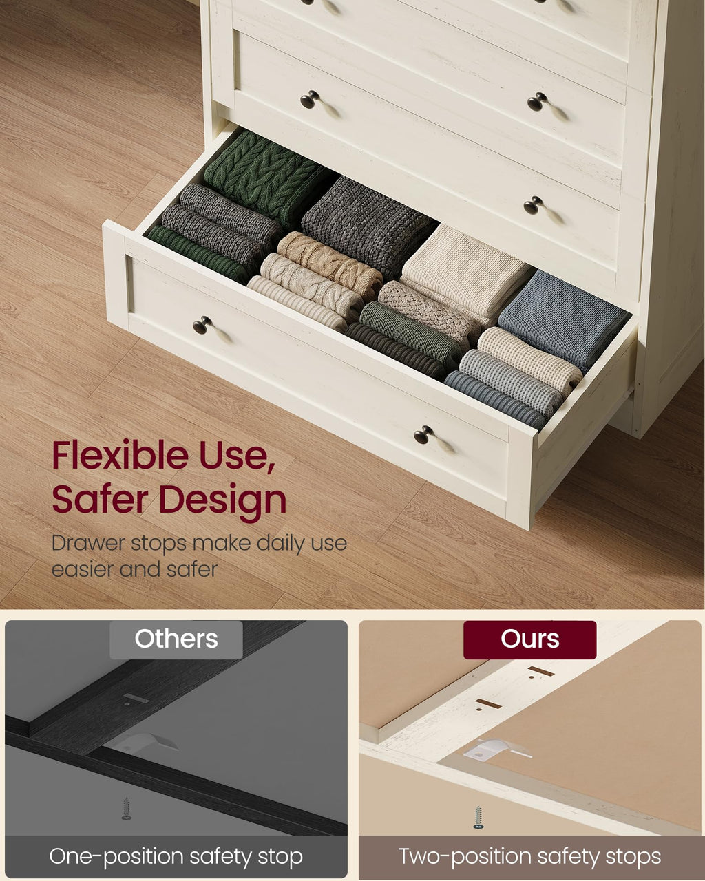 5 Drawer Dresser J433