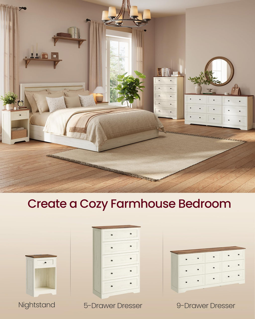 5 Drawer Dresser J433
