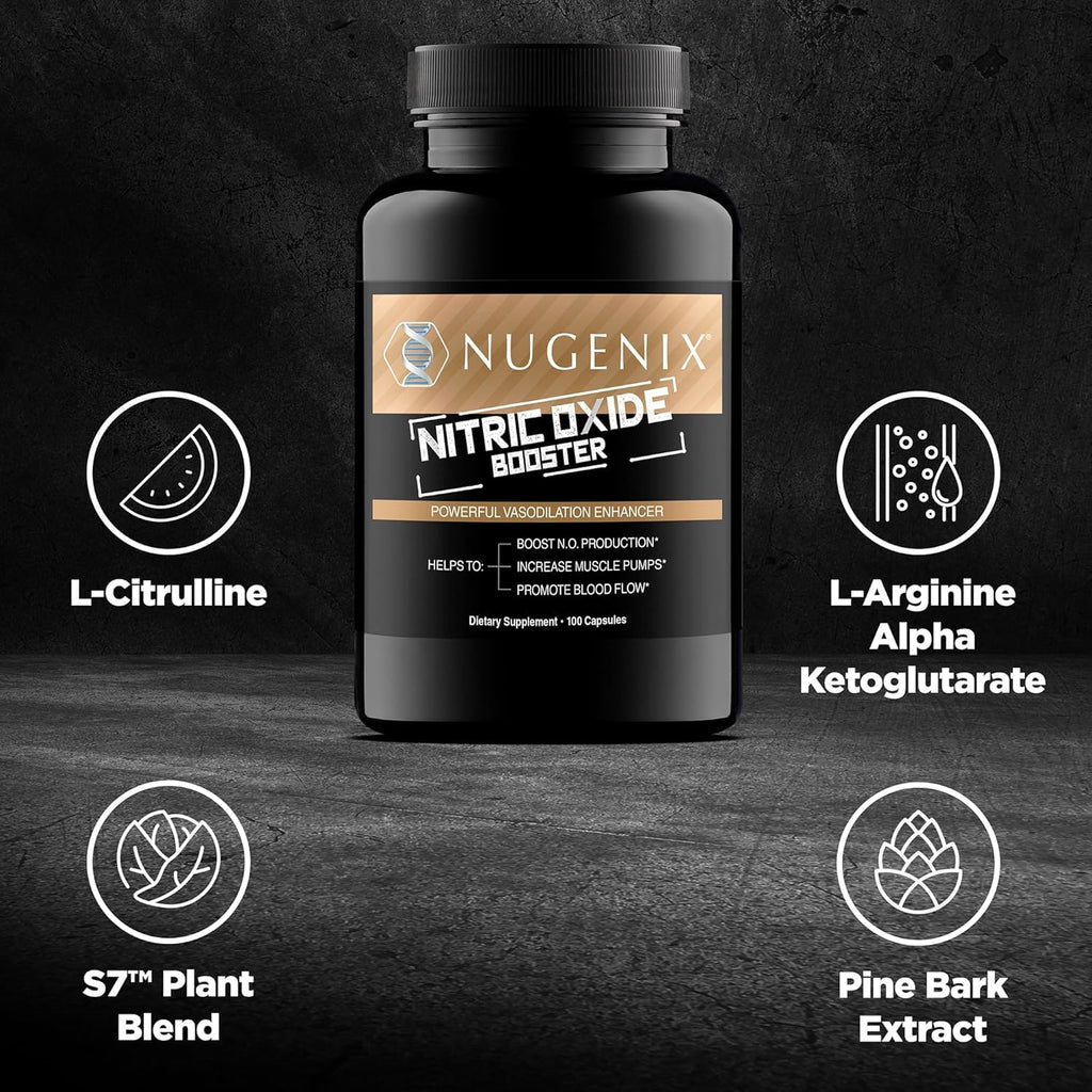Nitric Oxide Booster Supplement 100ct N71595
