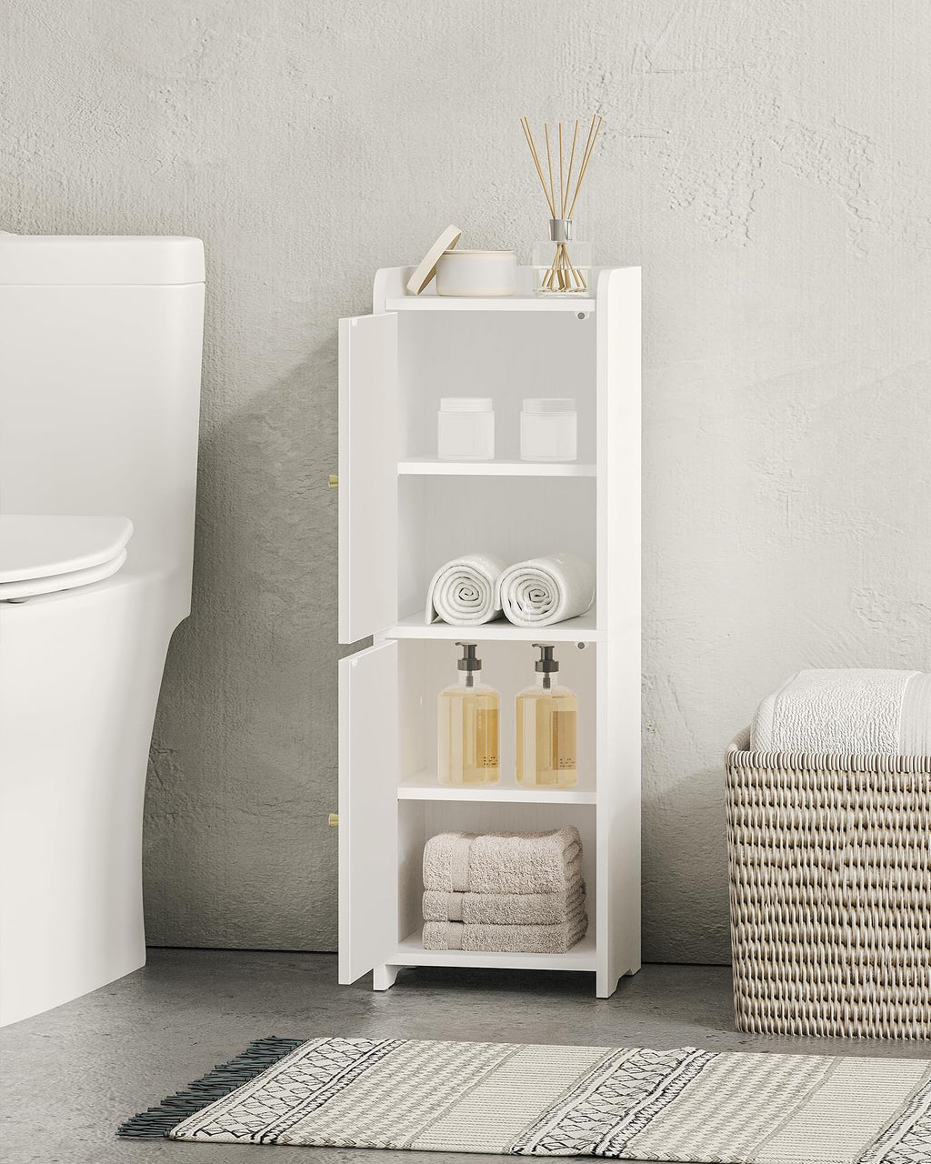Bathroom Storage Cabinet with 2 Doors Q210