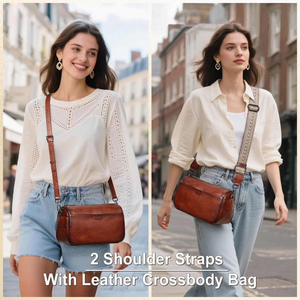 Leather Crossbody Bag R8437