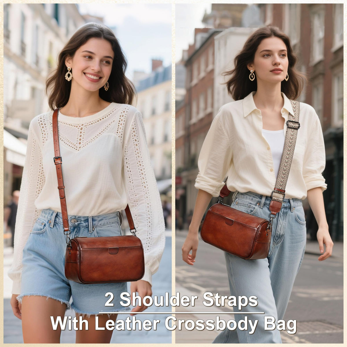 Leather Crossbody Bag R8437