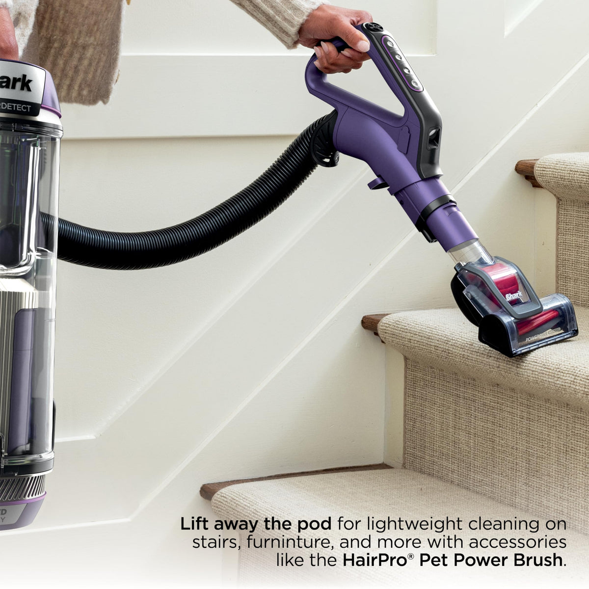 Upright Vacuum, HEPA, Powered Lift-Away F18321