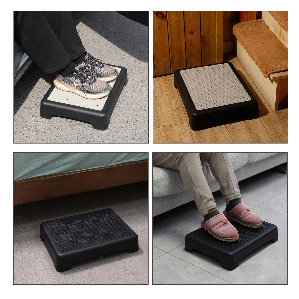 One Step Stool 3.5 Inch Non-Slip 440 Lbs Capacity W849110