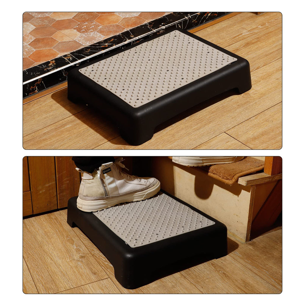 One Step Stool 3.5 Inch Non-Slip 440 Lbs Capacity W849110