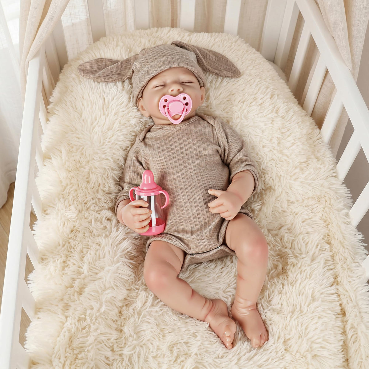 20 Inch Lifelike Reborn Baby Doll with Soft Vinyl Body X269112