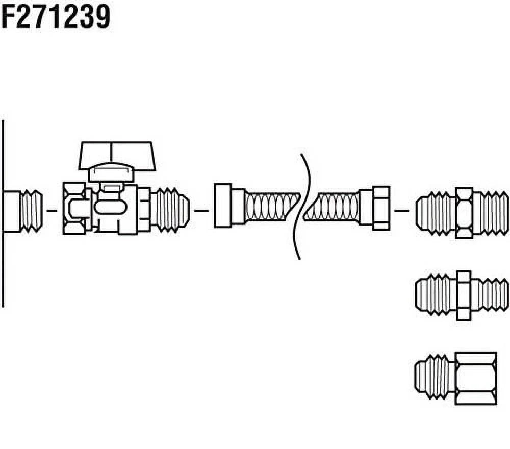 Universal Gas Appliance Hook-Up Kit Y4940
