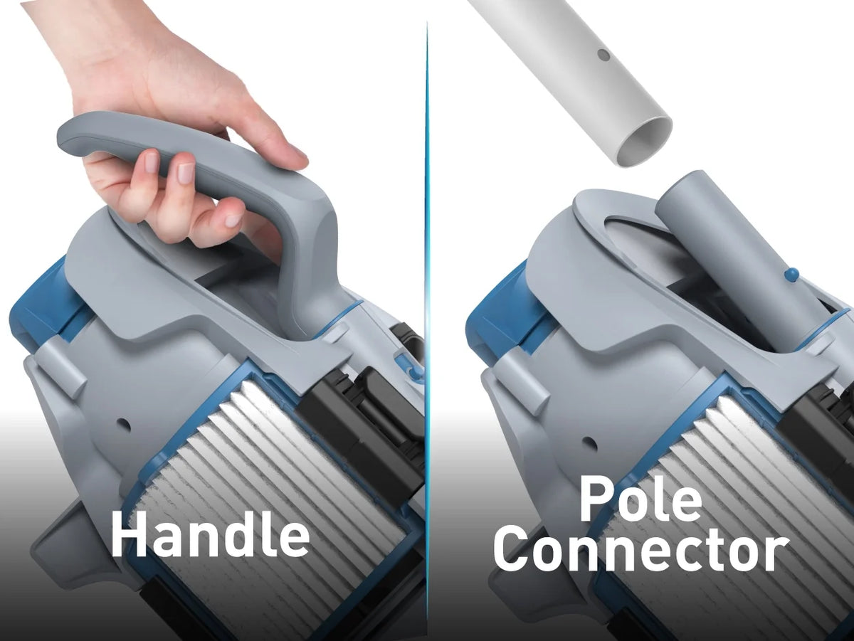 Rechargeable Pool Vacuum with Fine Filtration F607