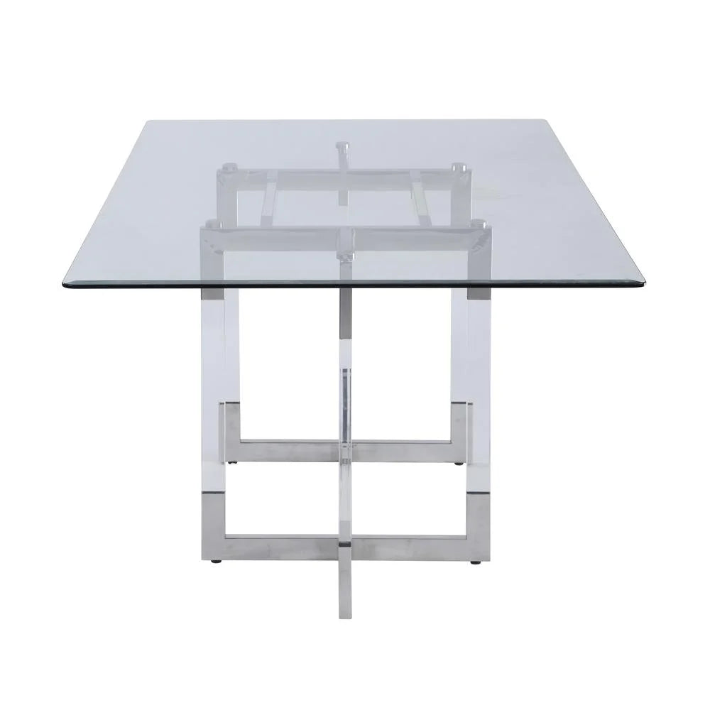 Glass Top Dining Table U8435