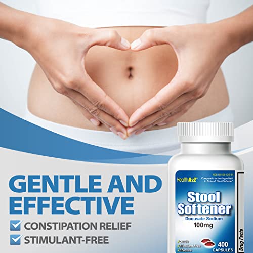 400 Counts Docusate Sodium 100mg Capsules Q8011