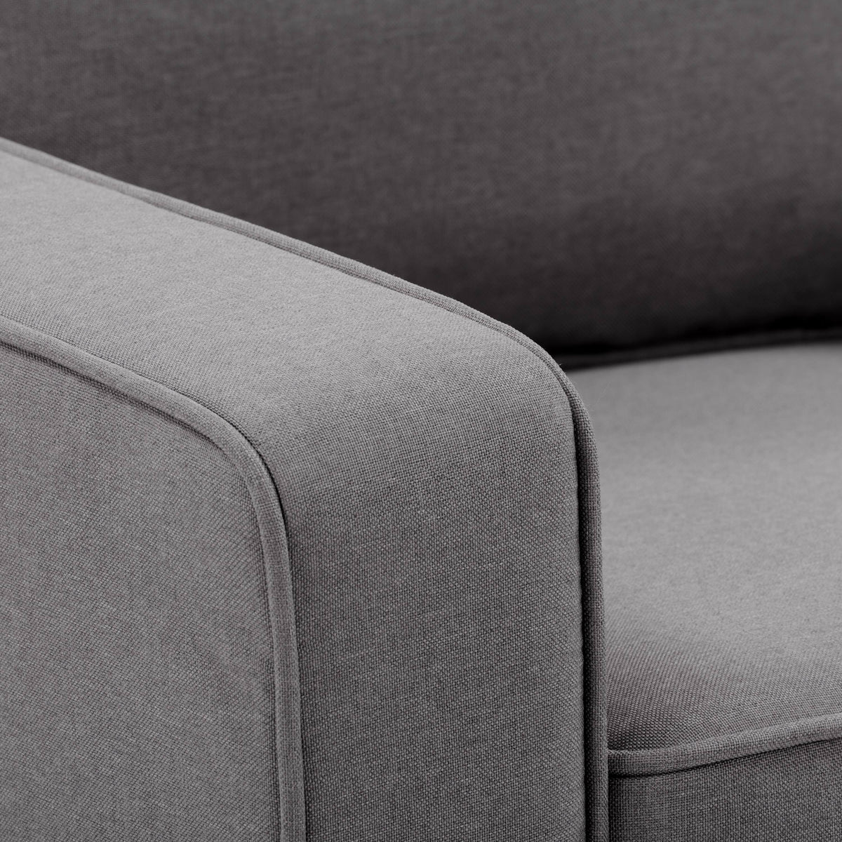 Gray Fabric Loveseat Sofa Y785