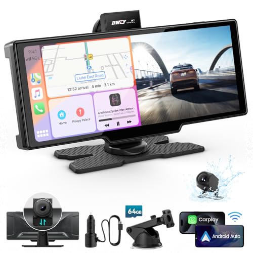 10'' Portable Apple Carplay Car Stereo Touch Screen Z859
