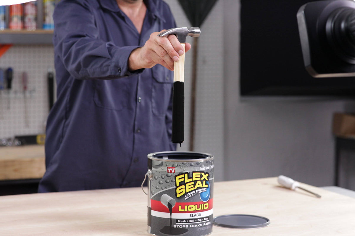 Black 128 fl oz Liquid Rubber Sealant Coating J8734