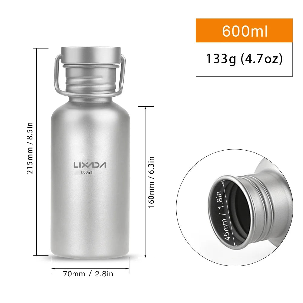 Ti Water Bottle 600ml H42589