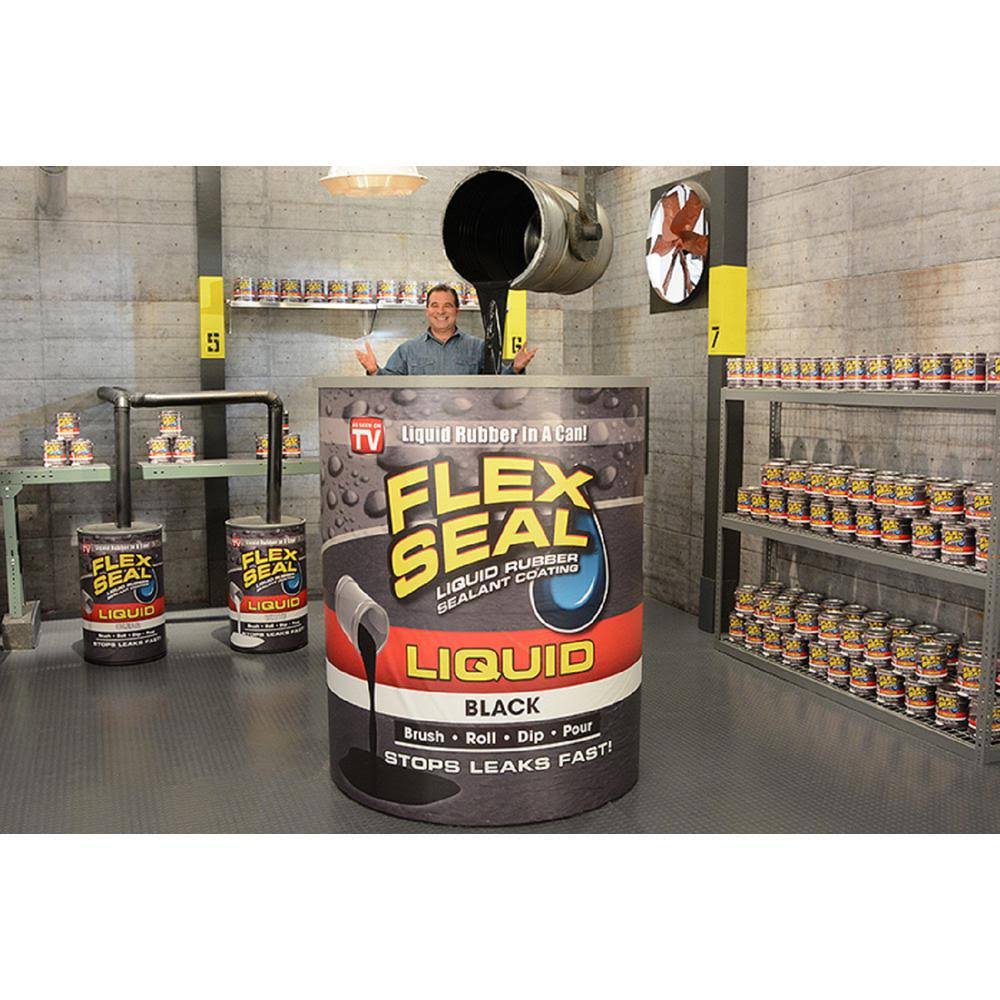 Black 128 fl oz Liquid Rubber Sealant Coating J8734