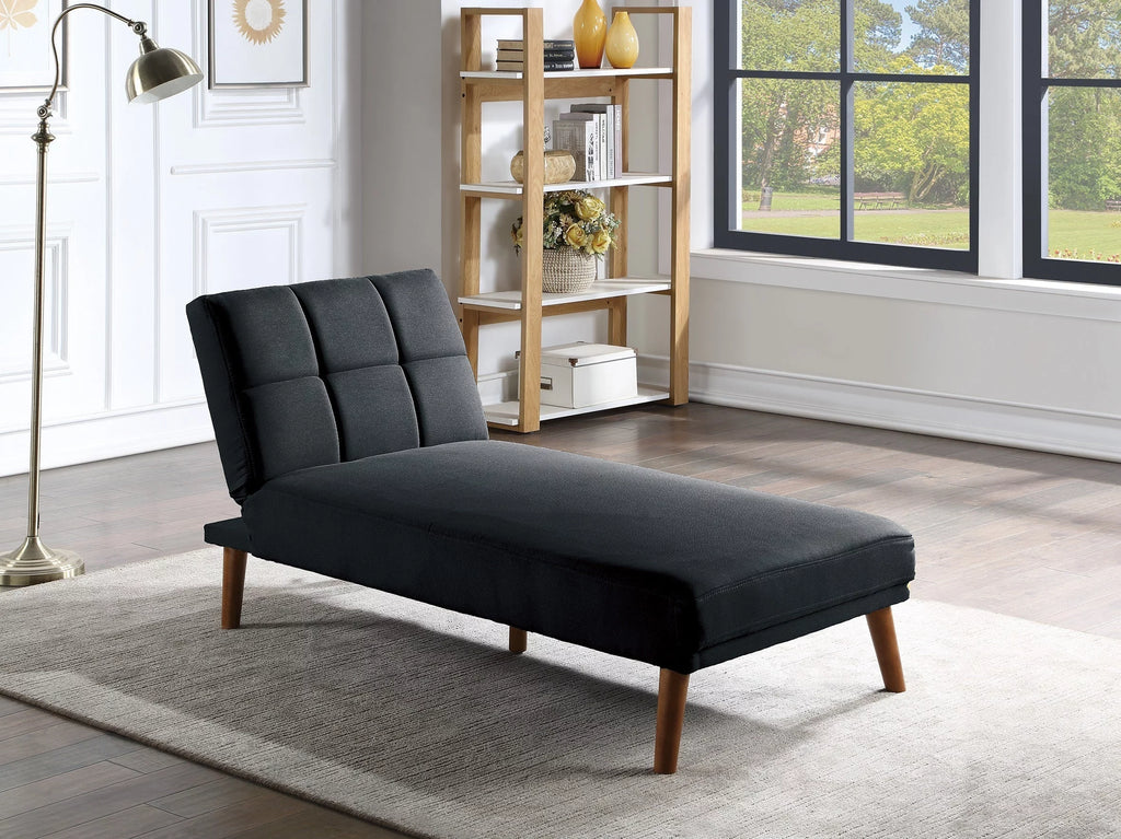 Black 2pc Sectional Sofa Set E5205