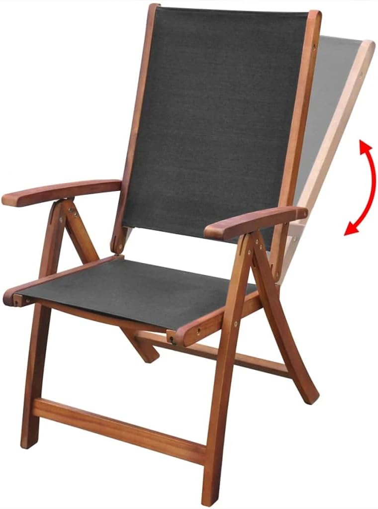 2X Solid Acacia Wood Garden Folding Chair C807