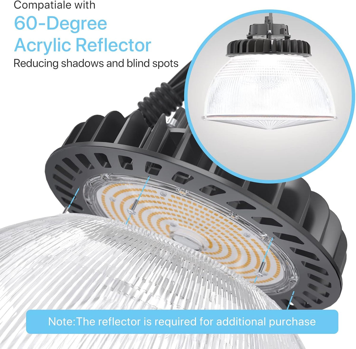 100W 14000LM Dimmable LED High Bay Light D58154