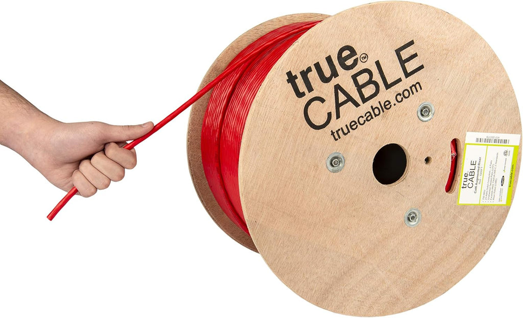 Pink 1000ft Cat6A Riser UTP Bulk Ethernet Cable X65289