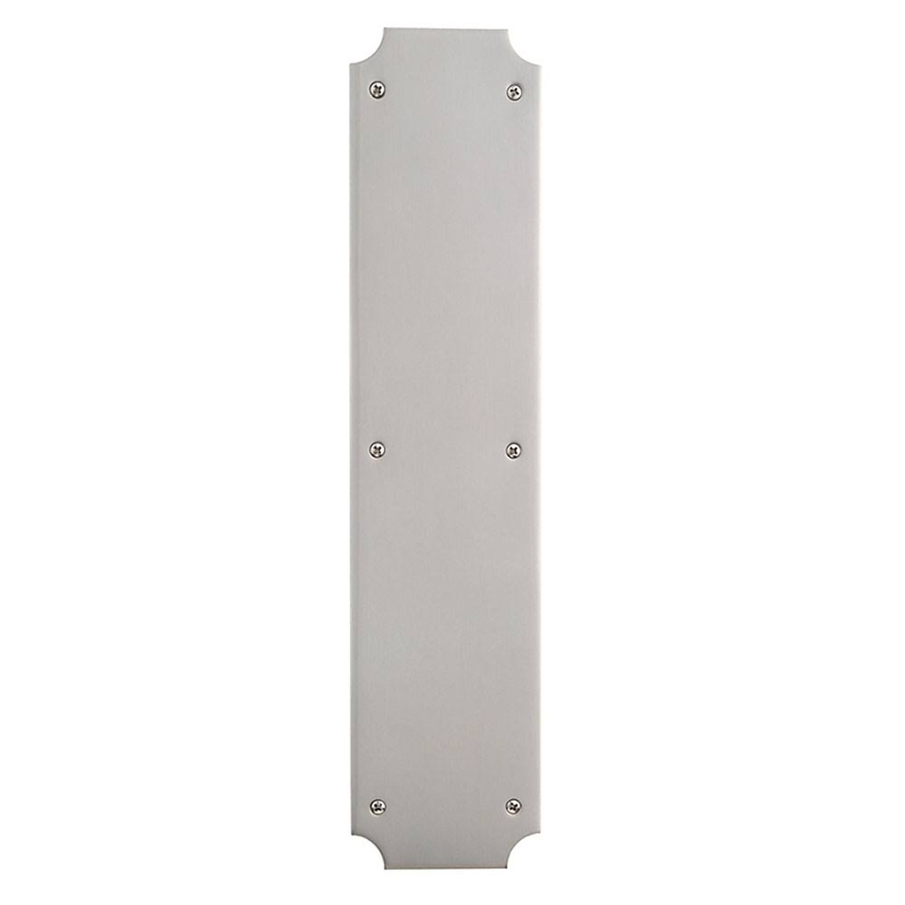 Scalloped Push Plate Satin Nickel I622306