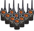 GMRS Two Way Radio with NOAA Weather Scan and Alert, 50 Channels, 10 Radios K478240