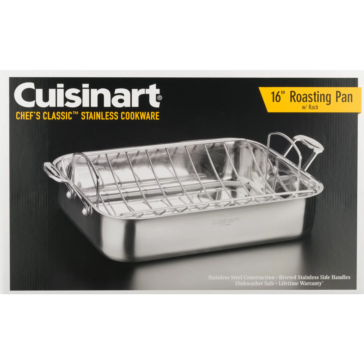 Stainless Steel 16" Roasting Pan with Rack A963