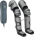 Large Knee Gray Adjustable Foot and Calf Massager with Heat Air Compression Q929
