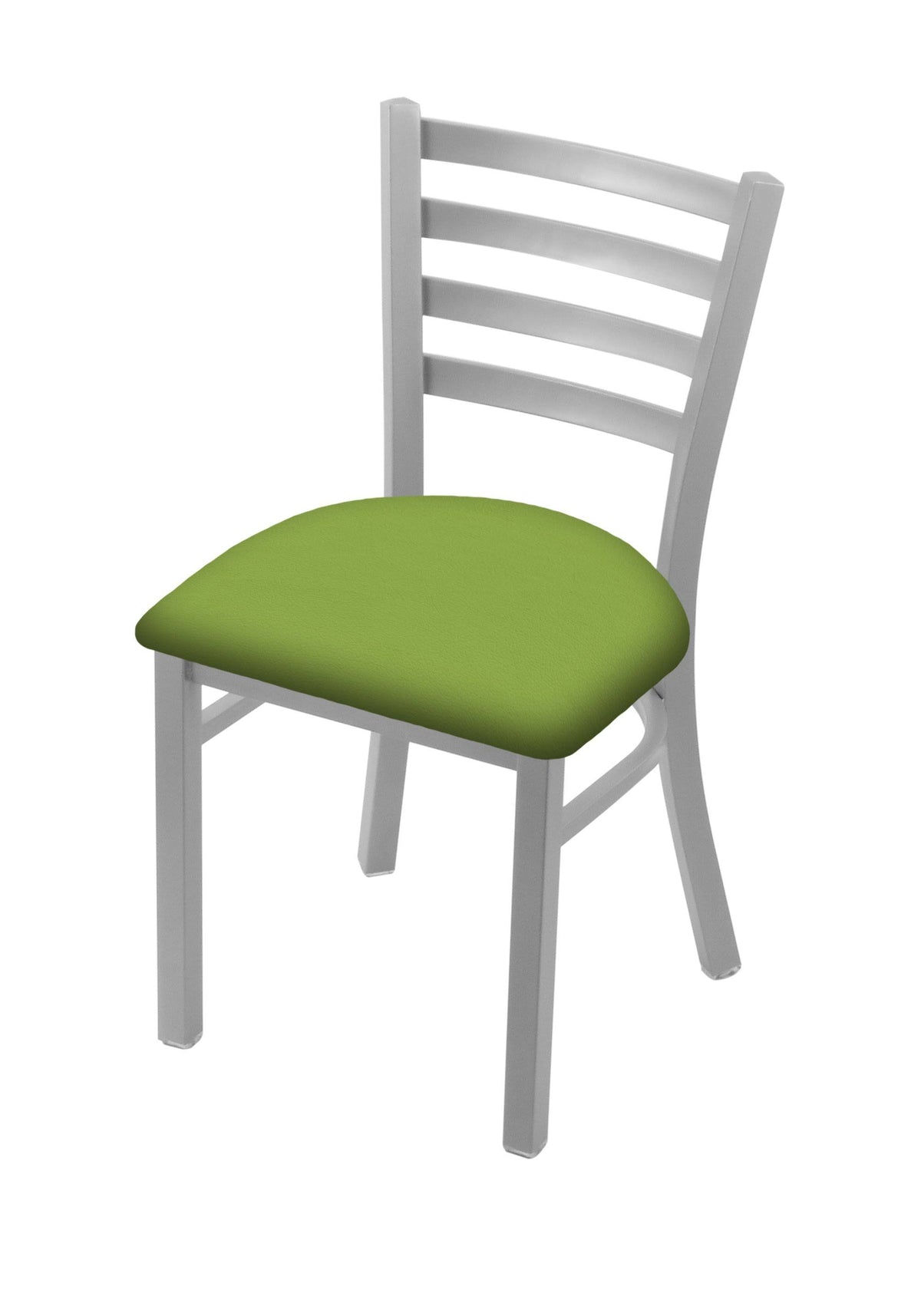 18x22 Chair with Anodized Nickel Finish and Graph Poppy Seat A1220
