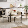 5-Piece Light Brown Dining Table Set H47929