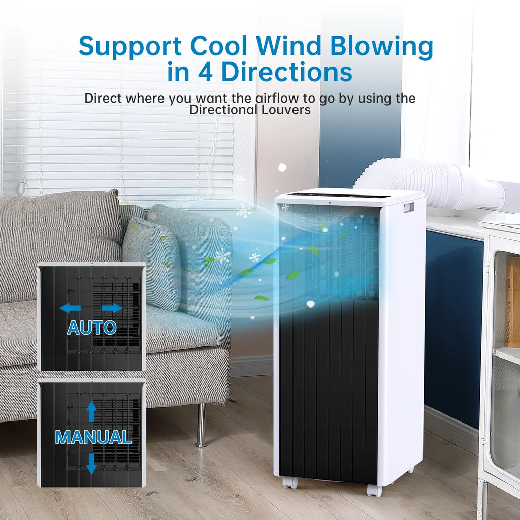 8,000 BTU Portable Air Conditioner with Remote Control N70352