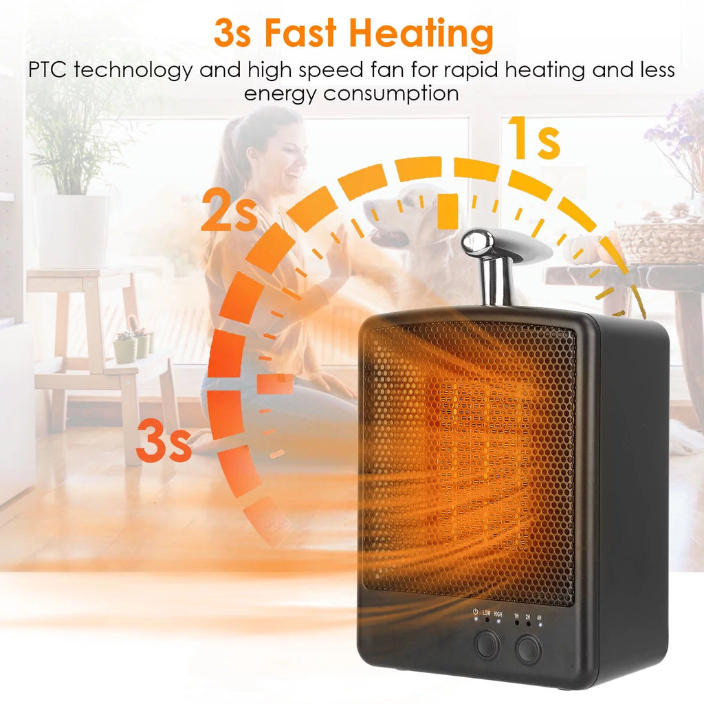 1000W Portable Ceramic Space Heater T403