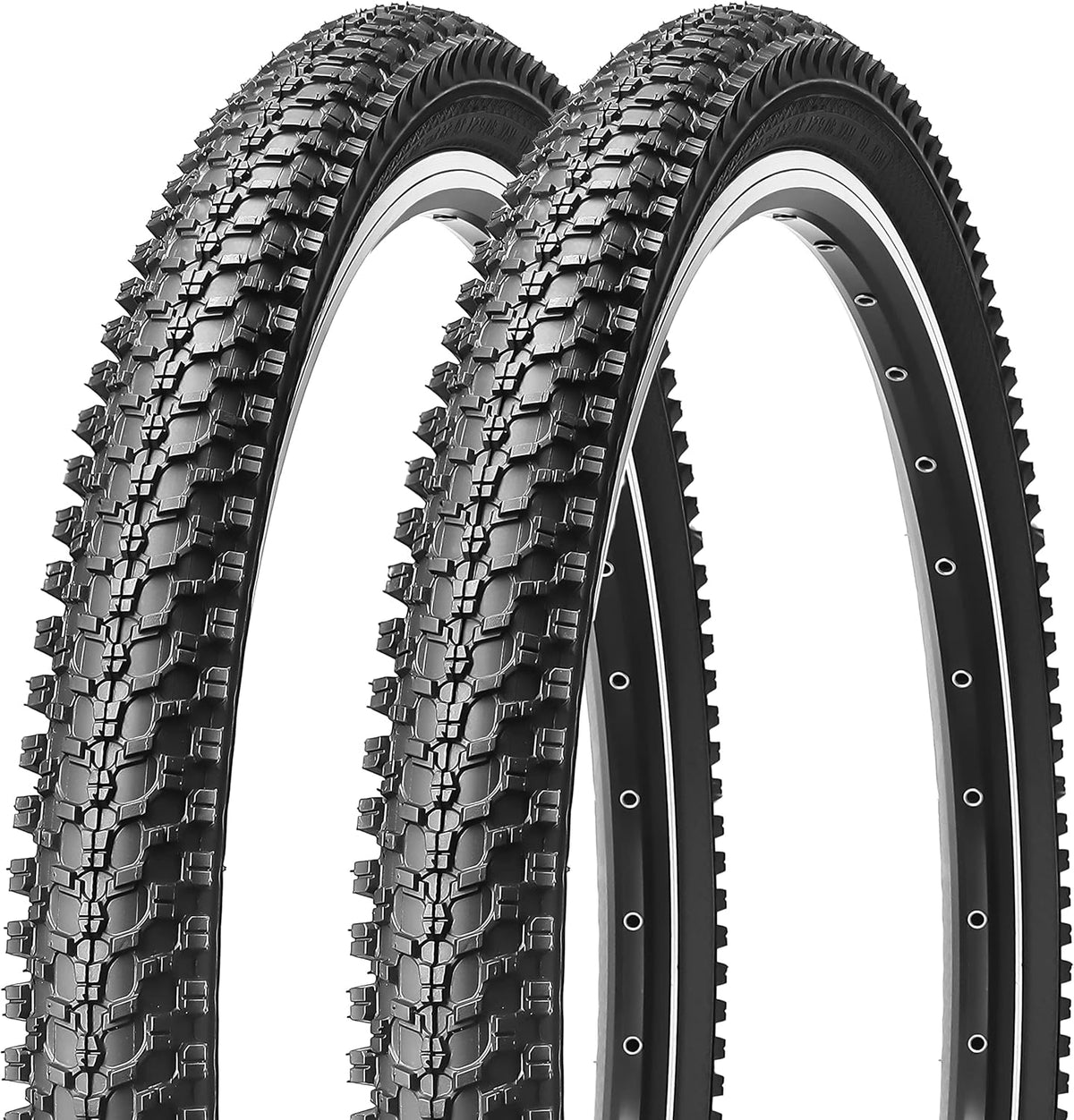 2 Pack 24/26x1.95 Inch Folding Replacement Bike Tires H178