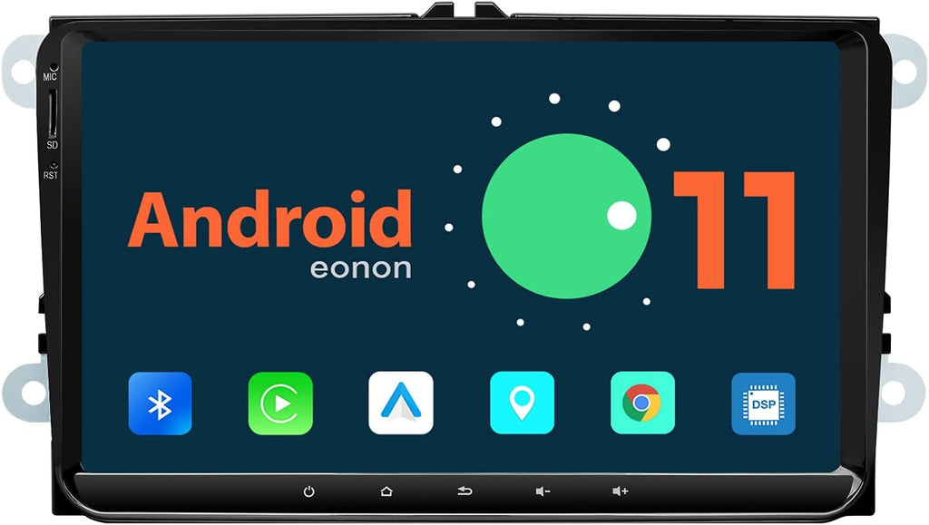 9 Inch Double Din Car Stereo Receiver with CarPlay and Android Auto N2537