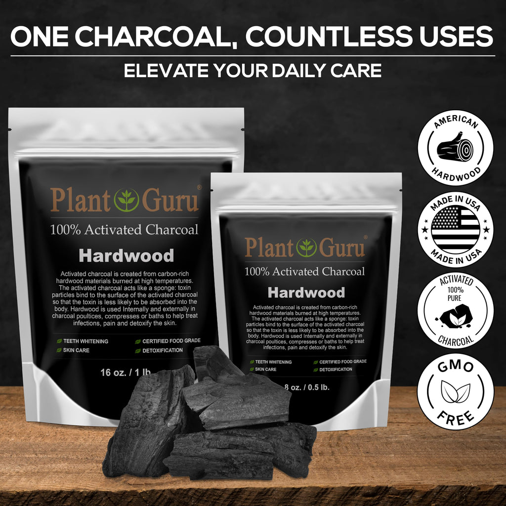 Activated Charcoal Powder 1 lb. Jar Food Grade Kosher Non-GMO D642