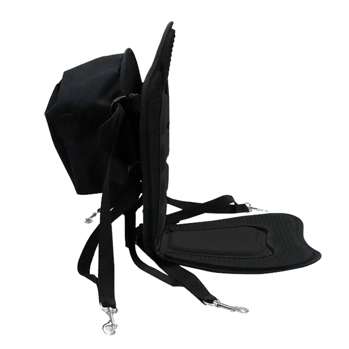 Black Kayak Seat Cushion with Detachable Backrest and Bag N81505
